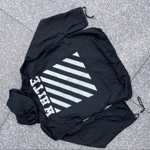 Off White light windbreaker jacket